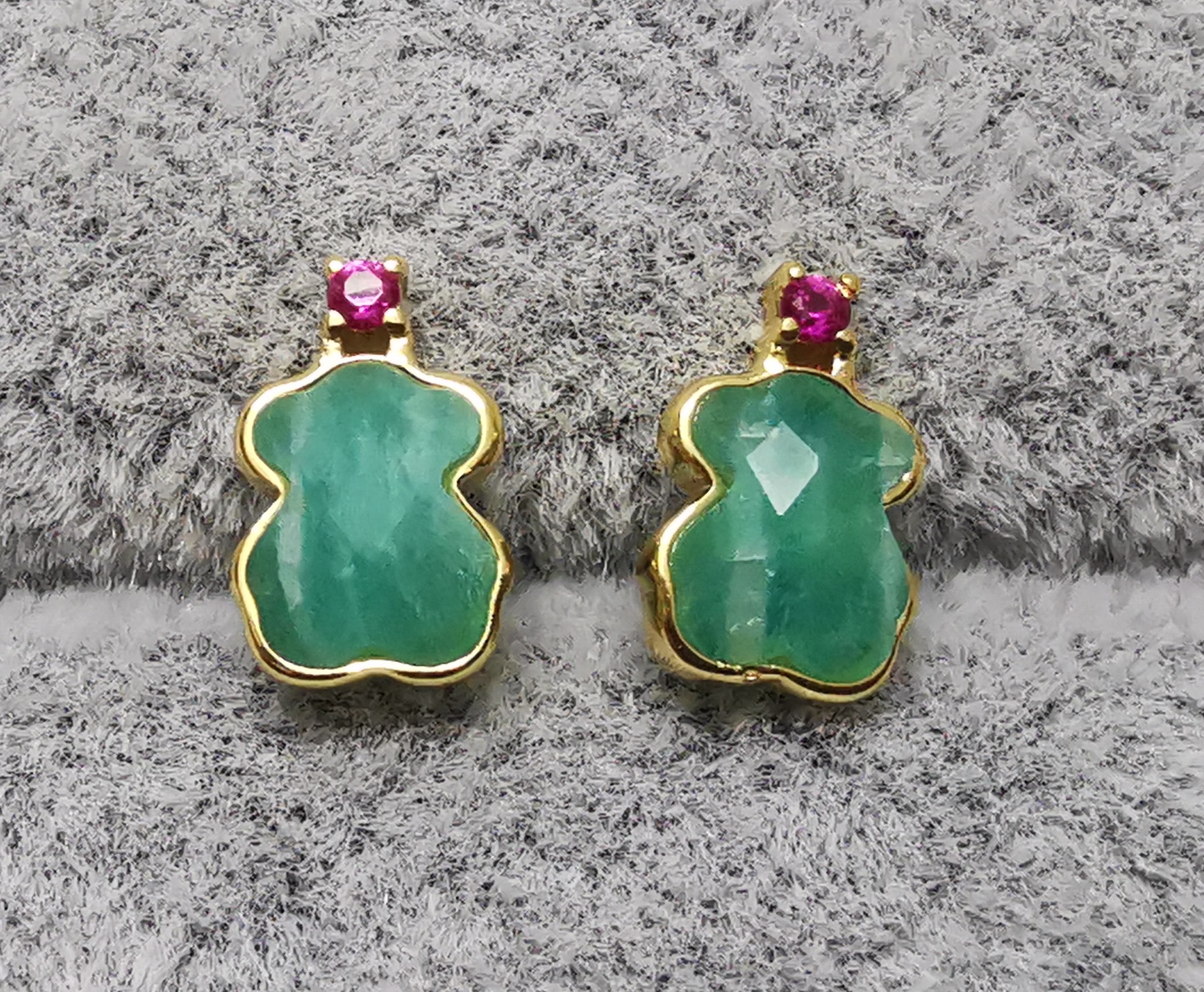 TOUS 812783060 earrings with amazonite and ruby Zambia | Ubuy